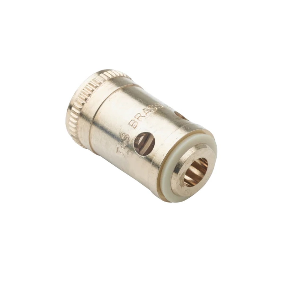 T&S Brass 000789-20 cylindrical brass removable LTC Eterna cartridge insert