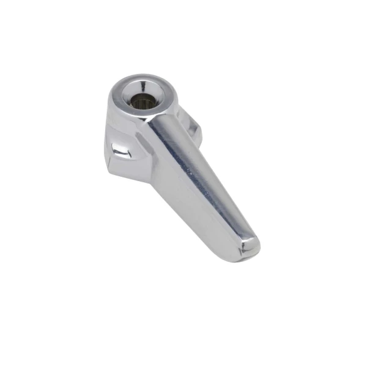 T&S Brass 001638-45 chrome lever handle, blank with no index and no screw, shown on white background