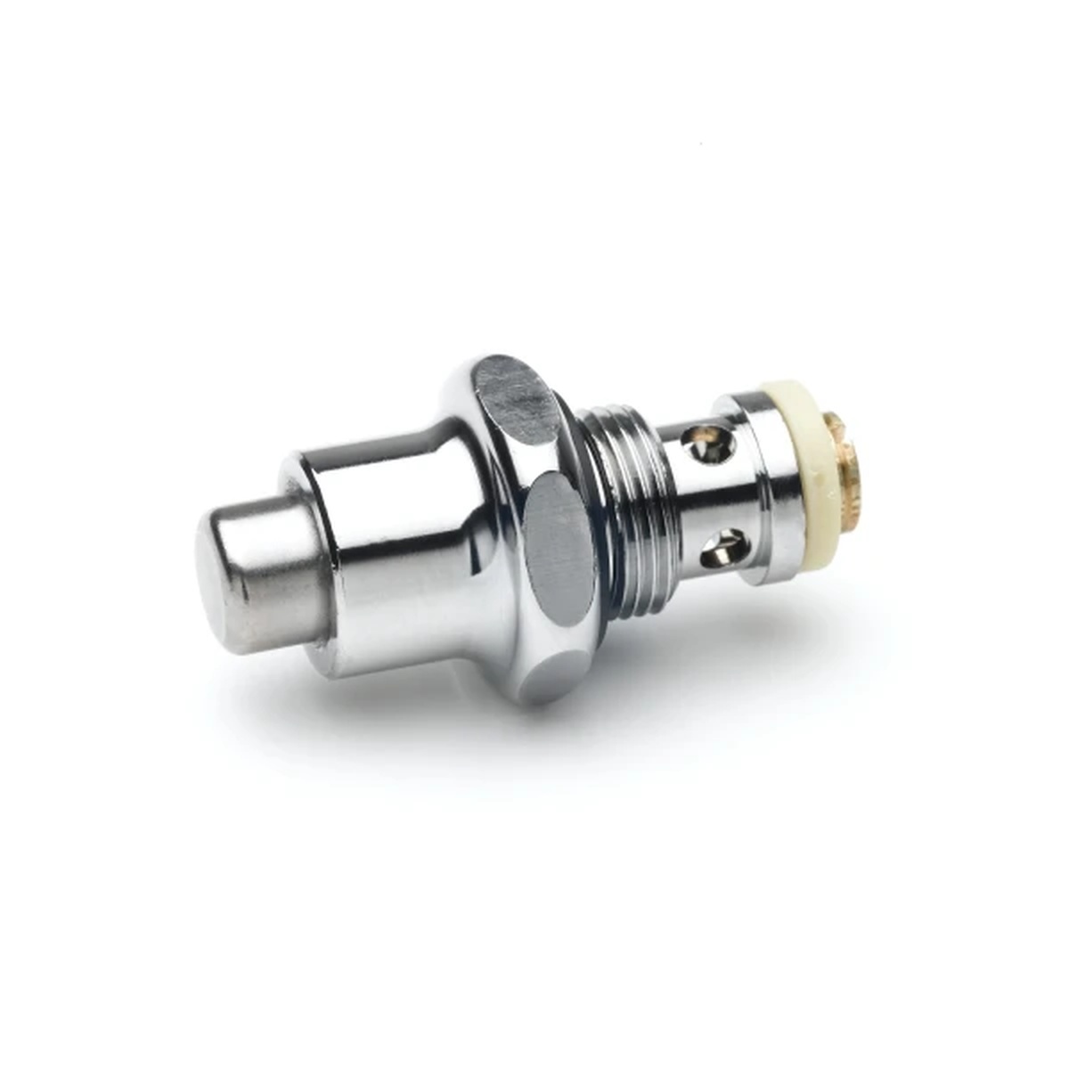 T&S Brass 002856-40 Spray Valve Bonnet Assembly in chrome plated brass with threaded body and internal valve components
