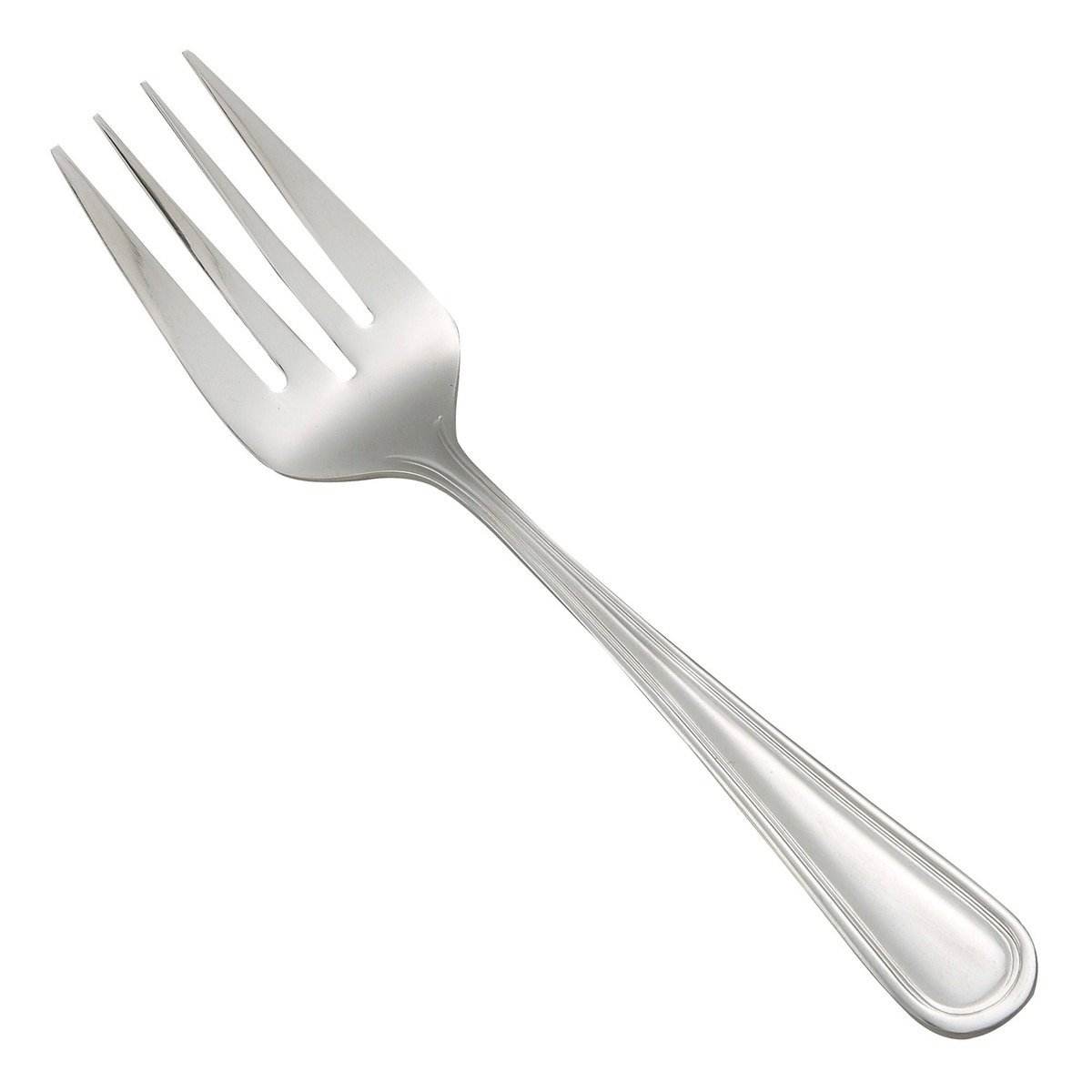 Winco 0030-22 Shangarila cold meat fork, stainless steel with mirror finish and contoured handle