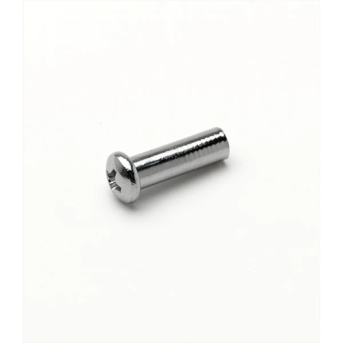 T&S Brass 003198-45 chrome spray valve handle nut on white background