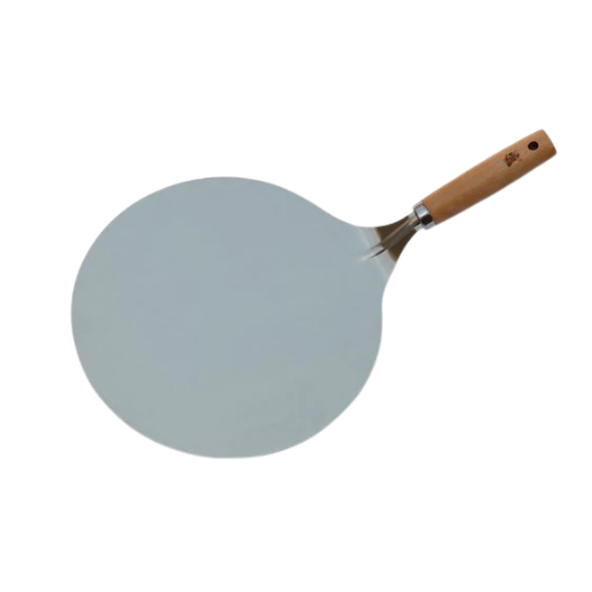 Nordic Ware 10-inch round stainless steel cake lifter with beechwood handle