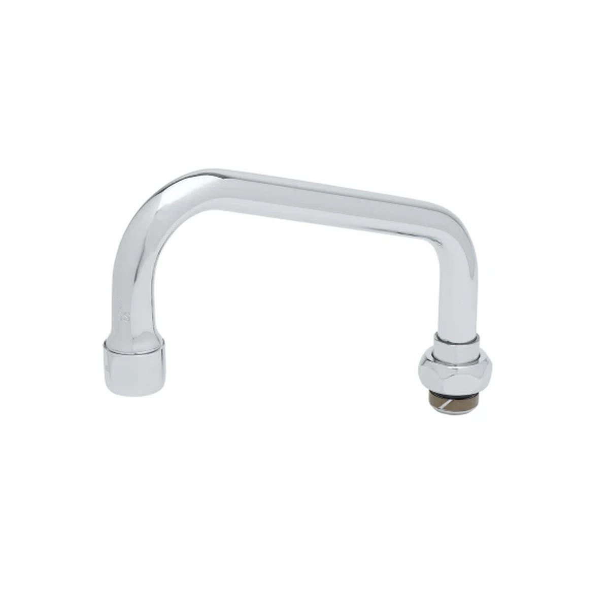 T&S Brass 059X chrome swing nozzle with laminar flow device, 6-inch length