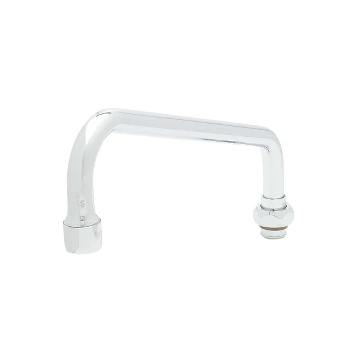 T&S Brass 061X 10-inch polished chrome swing nozzle with stream regulator outlet