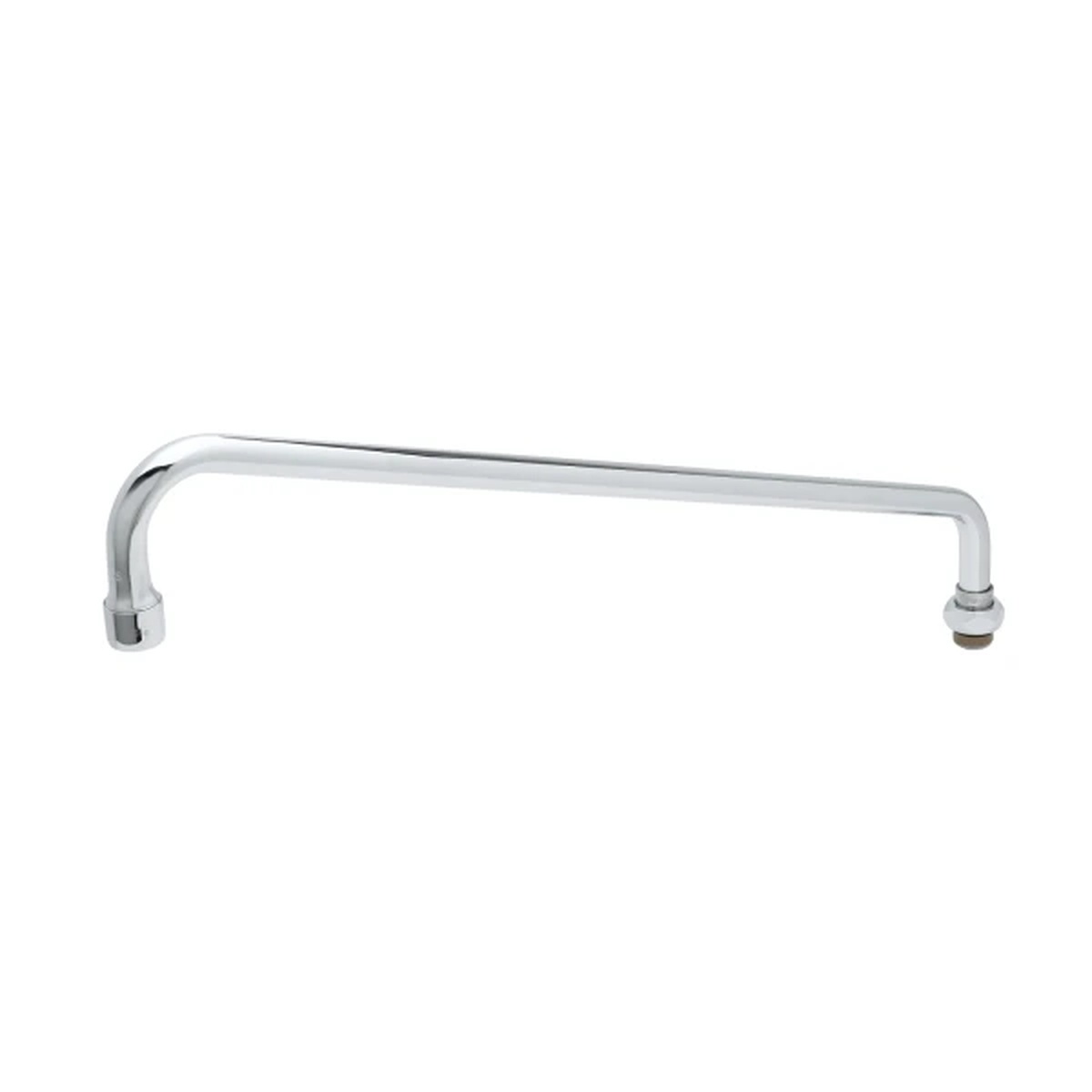 T&S Brass 065X 18-inch chrome-plated swing nozzle with swivel base