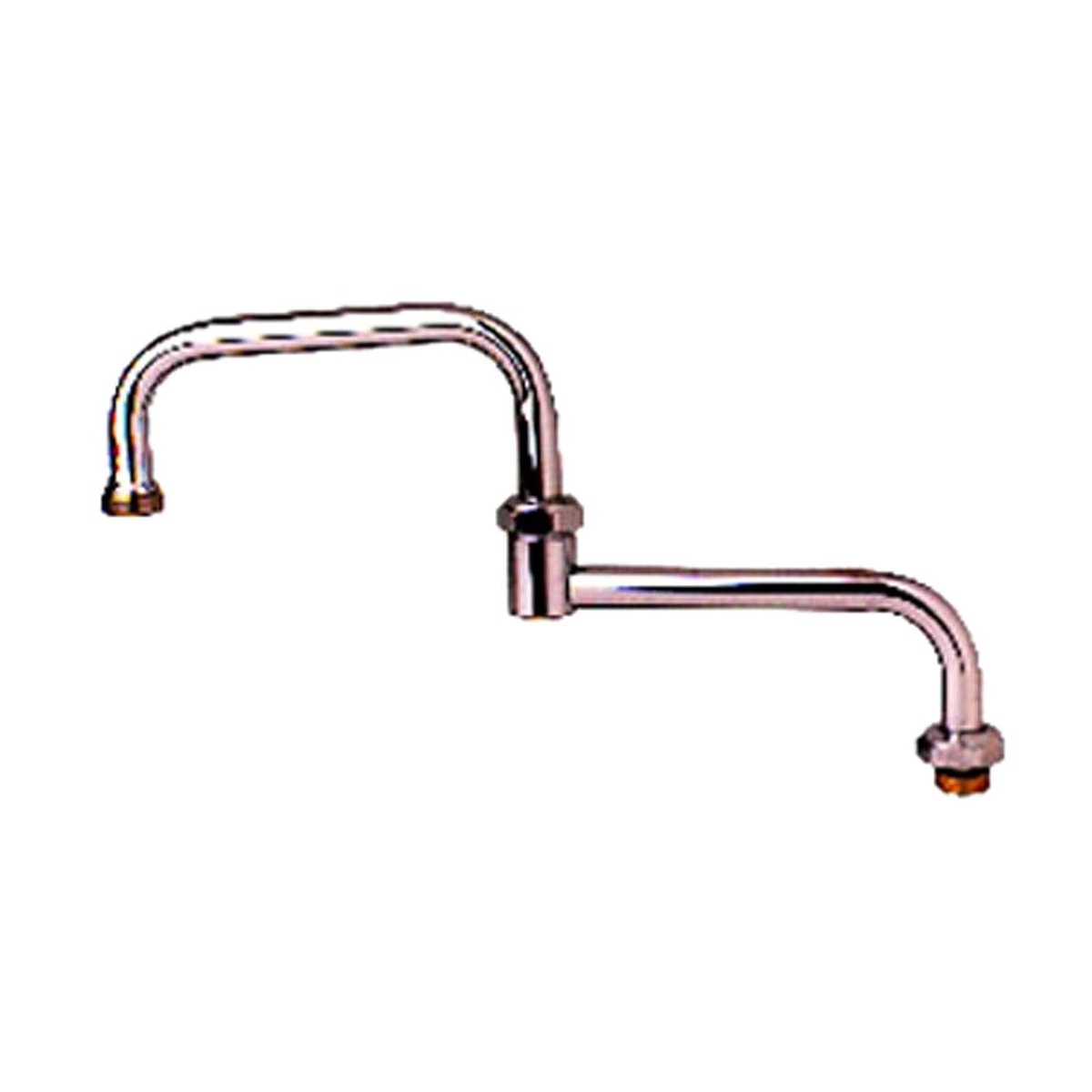 T&S Brass 066X chrome double joint swing nozzle with two articulating sections