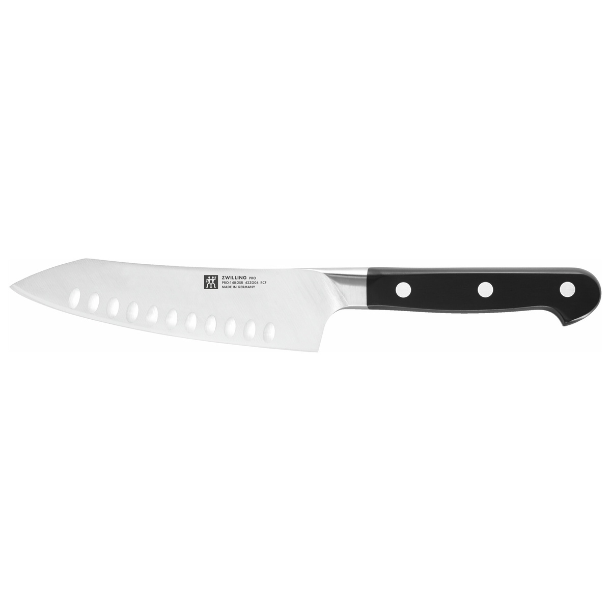 Zwilling Pro 5.5-inch Rocking Santoku Knife with hollow edge