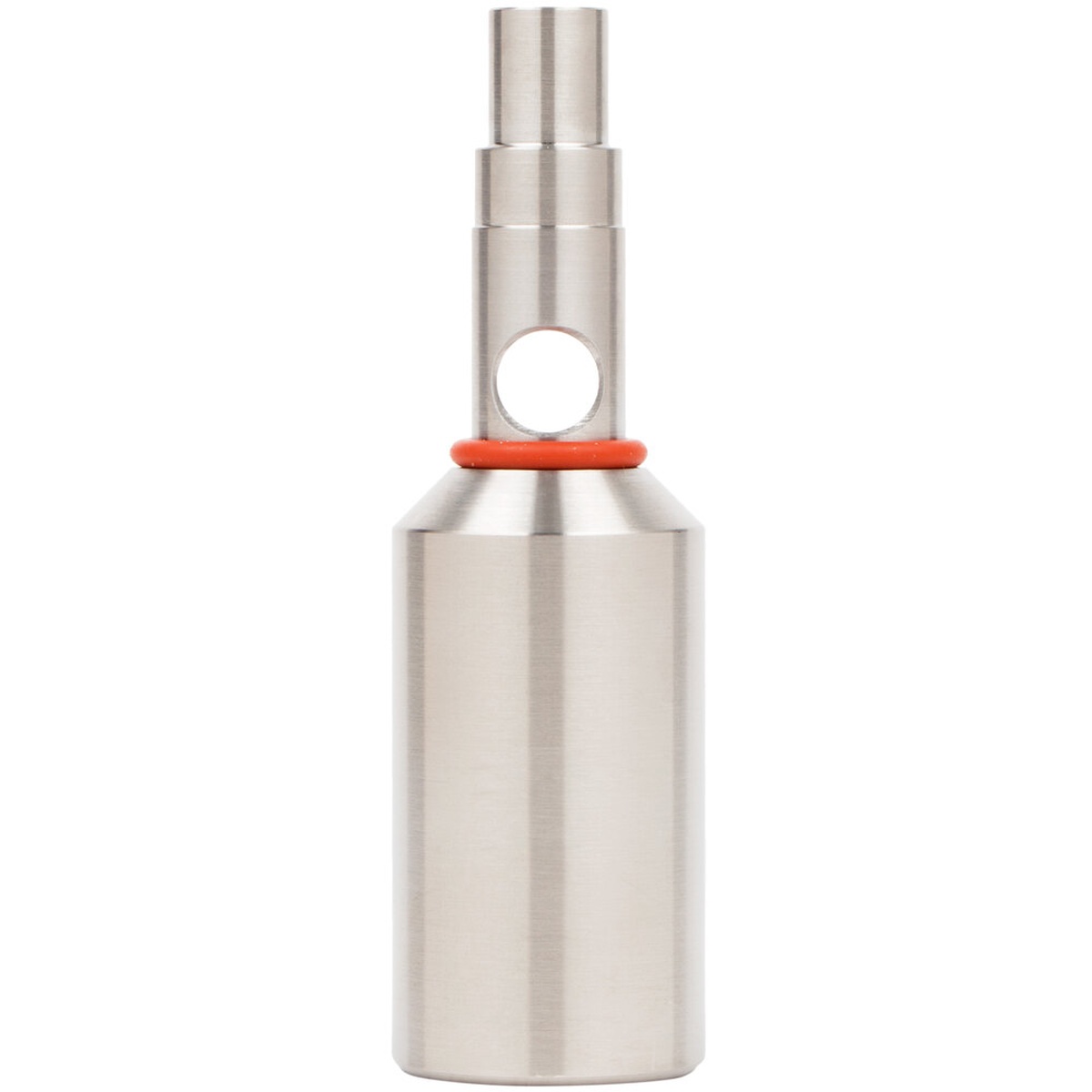 Crathco 1010A dispense valve with orange O-ring, front view on white background