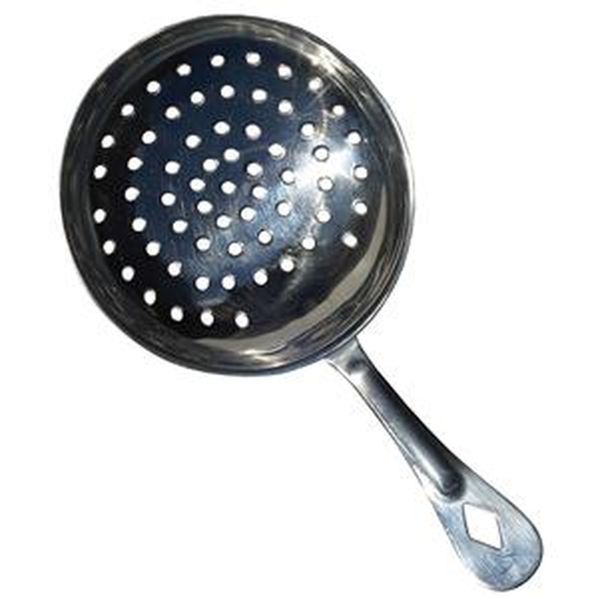 Spill-Stop 1018-0 julep cocktail strainer with perforated stainless steel bowl and long handle