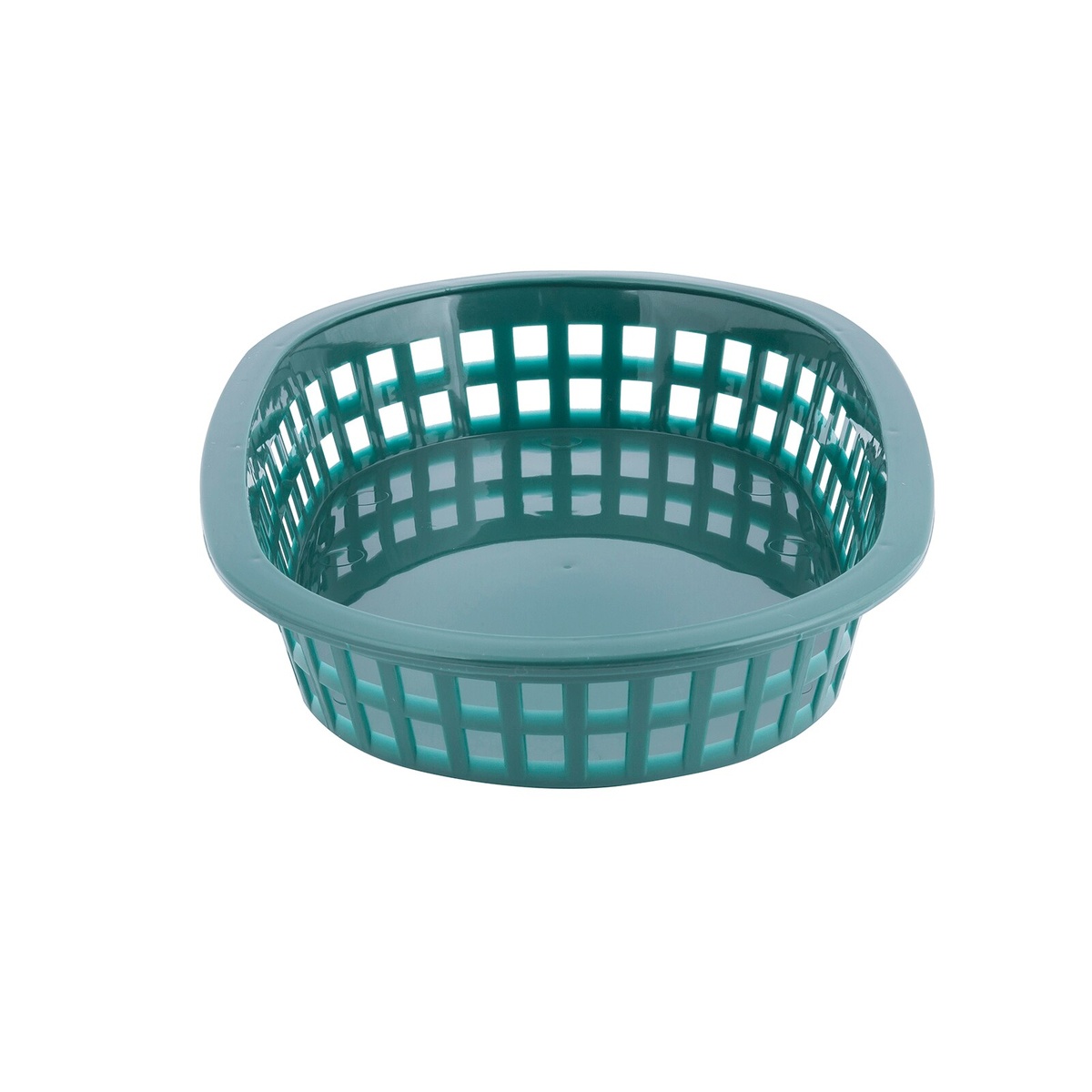 TableCraft Forest Green round serving basket from the Classic Plastic Serving Basket collection