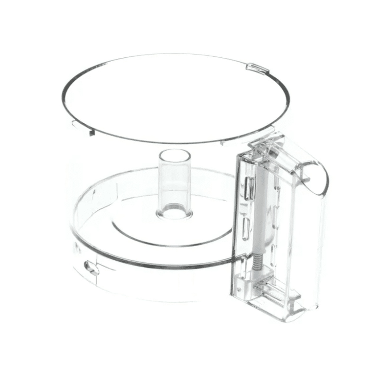 Robot Coupe 112203S crystal clear cutter bowl with handle latch and center spindle hub