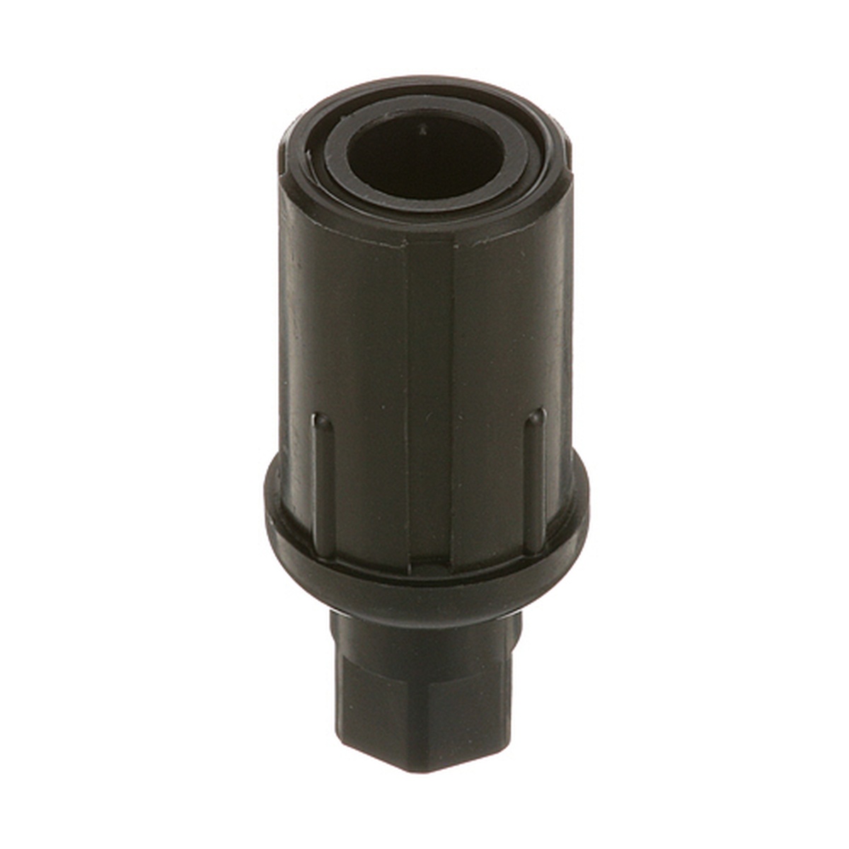 AllPoints 1191103 black plastic hex bullet foot for 1-5/8 inch OD round tubing