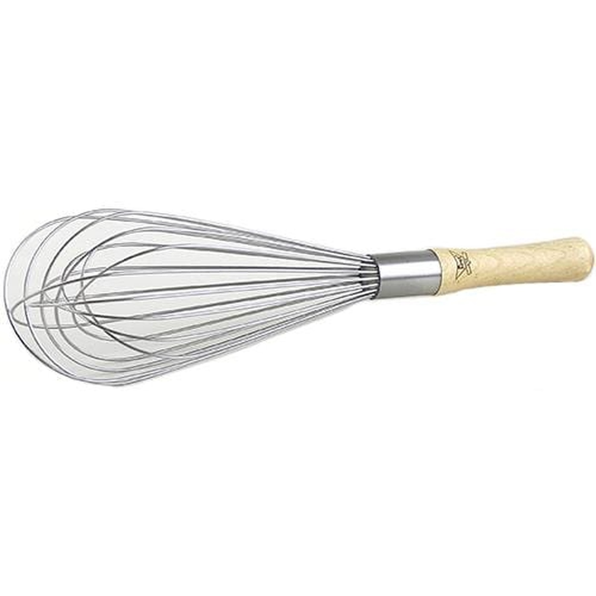 Best Manufacturers 12-inch balloon whip with birch wood handle and stainless steel wires