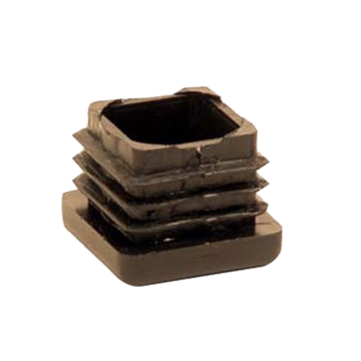 AllPoints 121-1088 black plastic square end cap with ribbed fins for inside 18 gauge 7/8 inch OD tubing