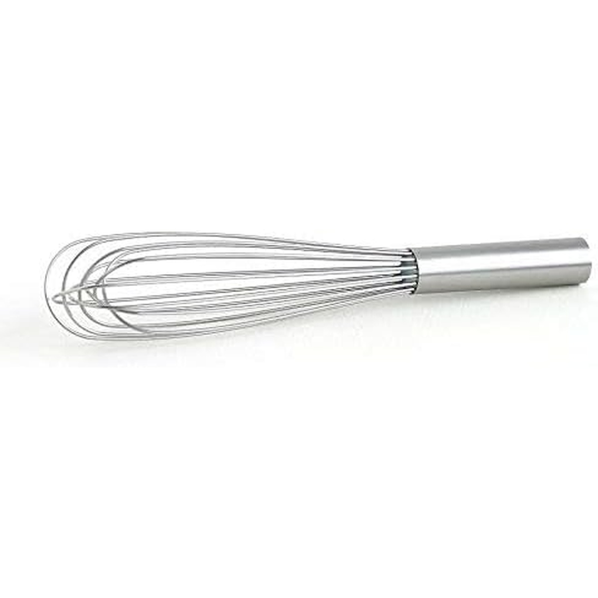 Best Manufacturers 12-inch whisk showing full handle and wire head profile