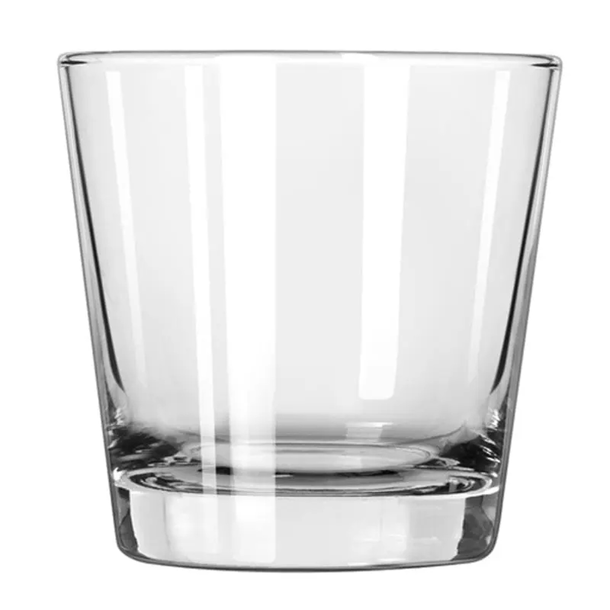 Libbey 124 Heavy Base 5.5 oz clear old fashioned glass with straight sides and weighted base