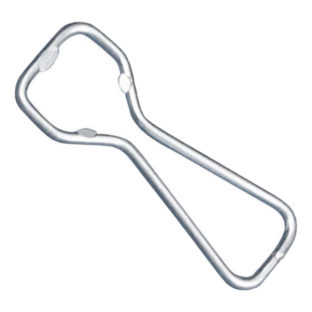 Spill-Stop 13-206 nickel-plated wire bottle opener, silver, 3-1/2 inch length