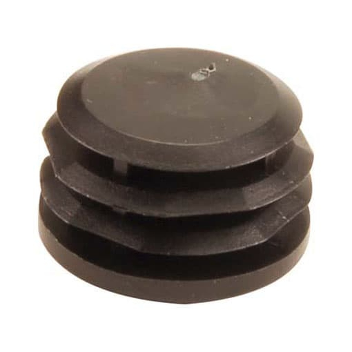 FMP 121-1092 black plastic thermoplastic chair glide end cap for 1-1/4 inch OD round tubing