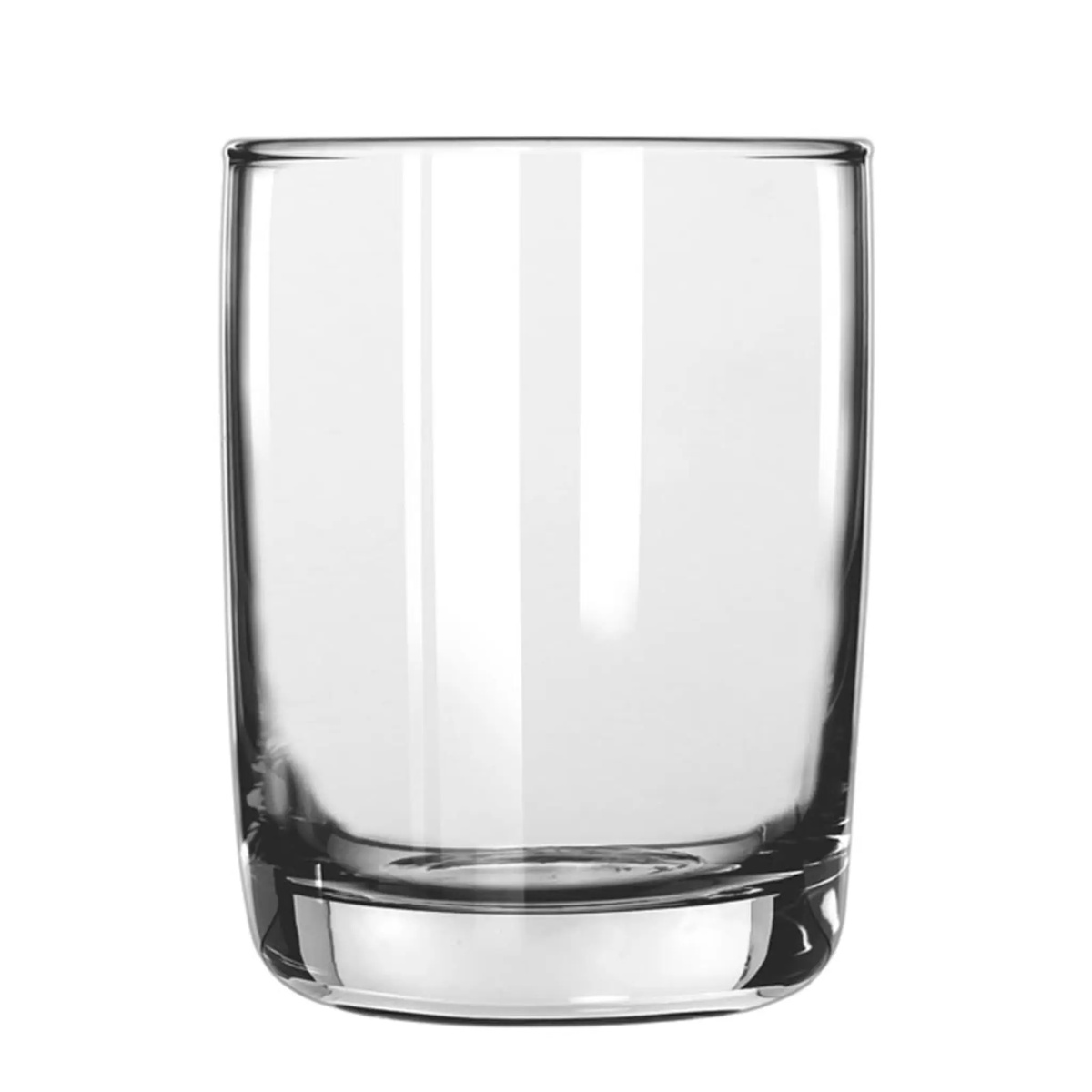 Libbey 135 clear 8 oz room tumbler with heavy base and straight sides