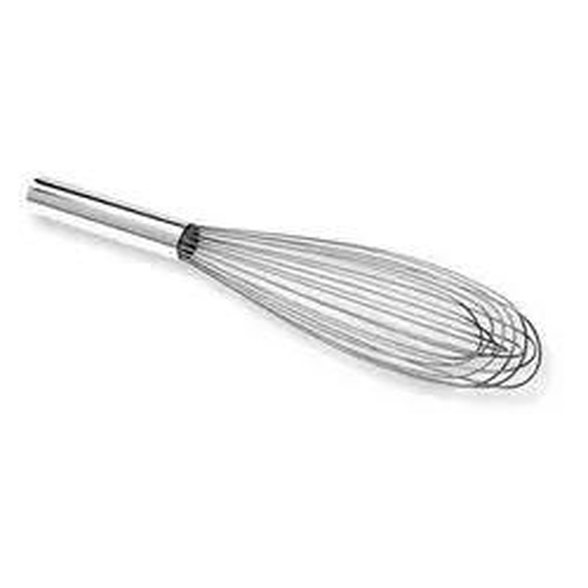 Best Manufacturing French whip whisk showing stainless steel wire loops and sealed handle detail