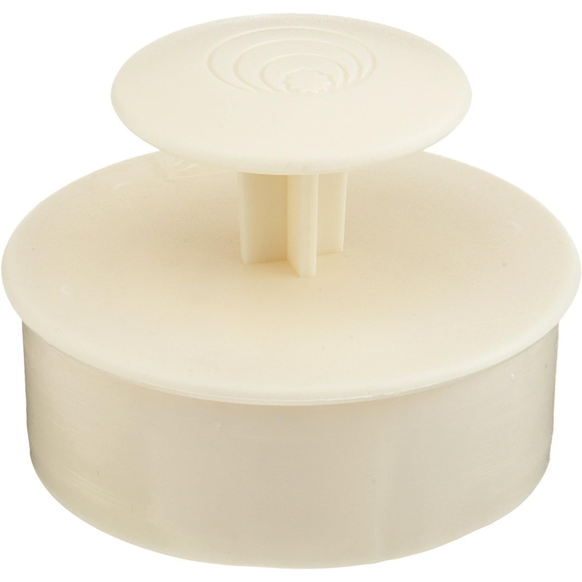 Ateco 1473 Four Ring Stamp side profile showing round body and flat press handle
