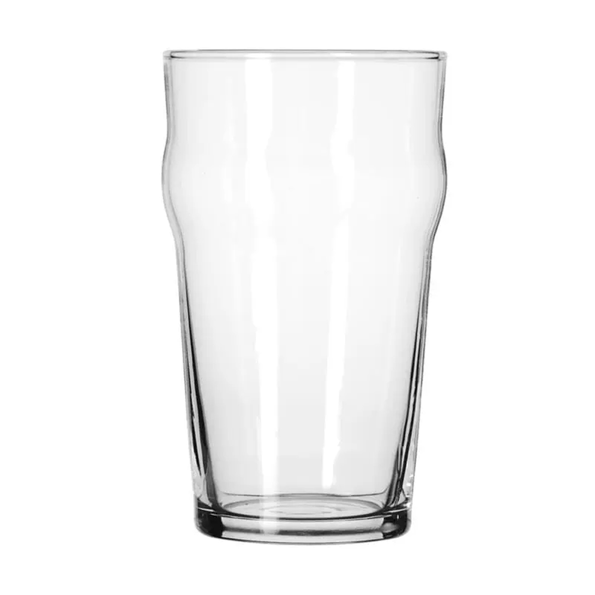 Libbey 14801HT 20 oz. English pub nonic glass, clear, empty product shot