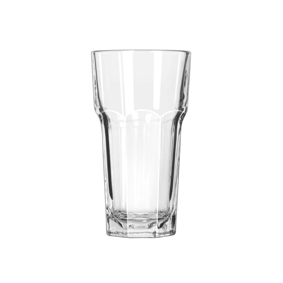 Libbey Gibraltar 12 oz DuraTuff cooler glass, front view on white background