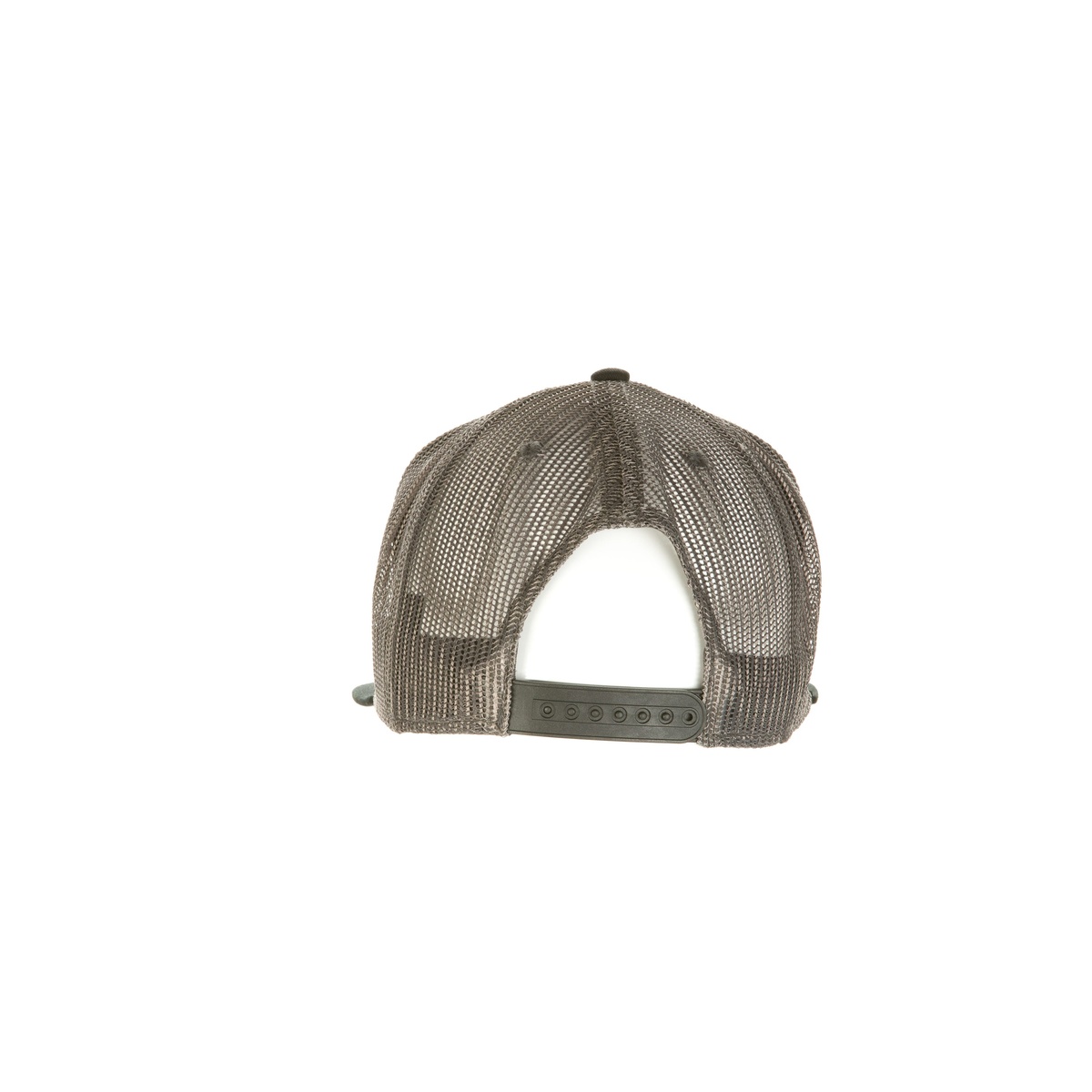 Chef Works Skater Hat rear view showing full polyester mesh back panels and snap back closure