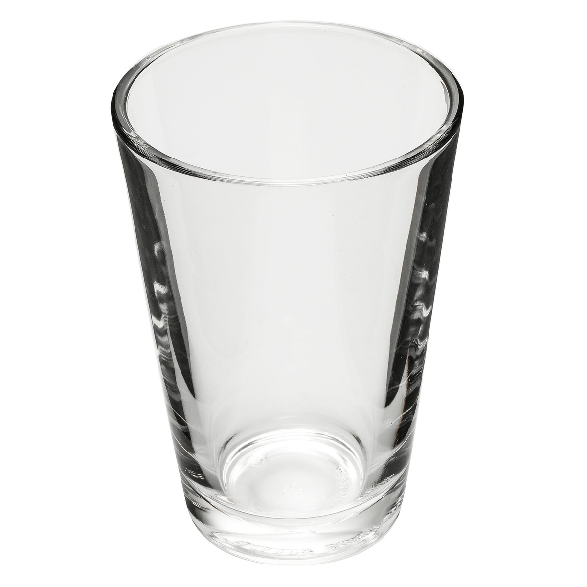 Libbey 15585 hi-ball glass viewed from above at an angle, showing open rim and interior