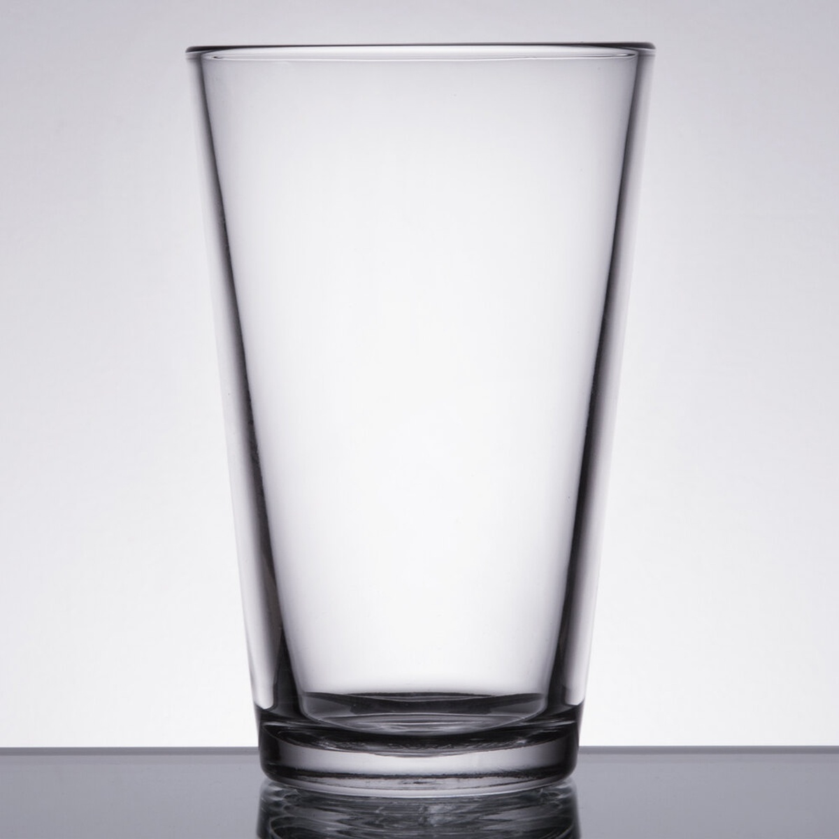 Libbey 15588 Restaurant Basics 12 oz clear conical beverage glass