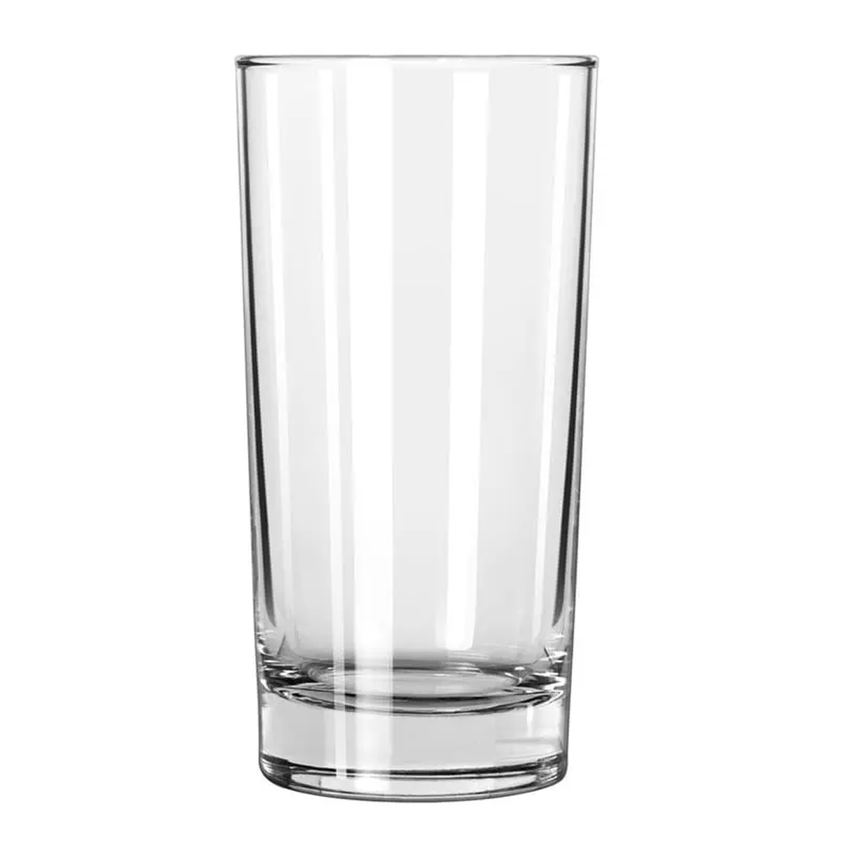 Libbey 159 Heavy Base 12.5 oz. clear beverage glass with straight sides and thick base