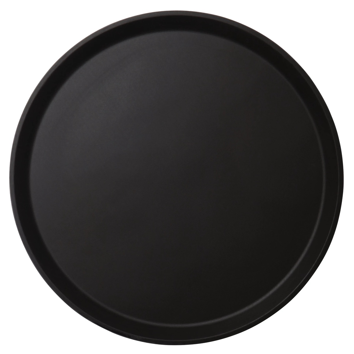 Cambro Camtread 16-inch round serving tray viewed from above showing non-skid surface