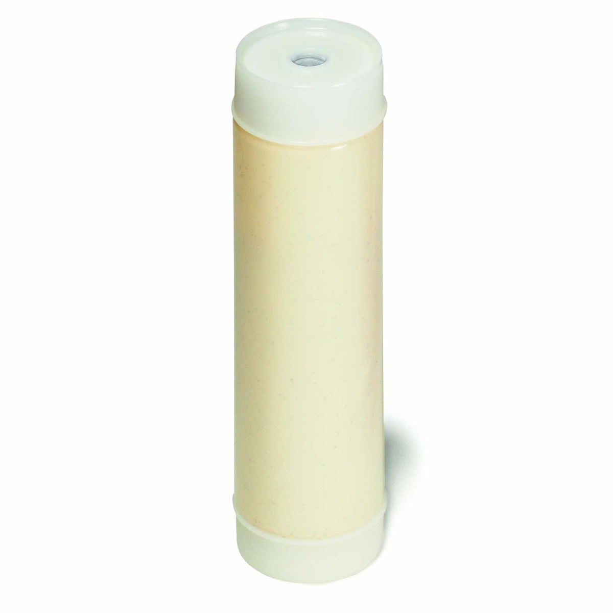 TableCraft 16SV InvertaTop squeeze bottle filled with creamy salad dressing, shown inverted on white background to demonstrate ready-to-dispense orientation