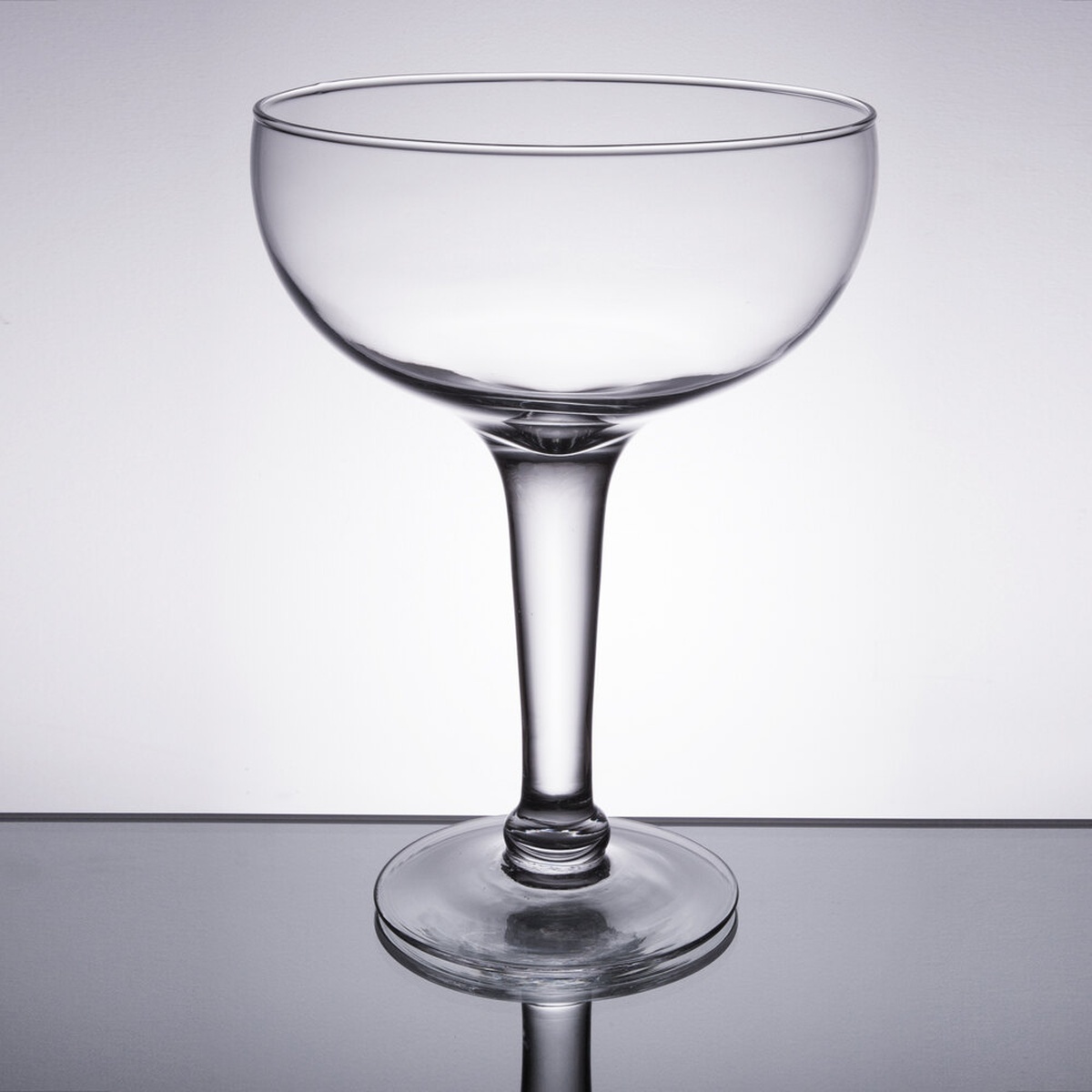 Libbey Super Stems 56 oz. Super Margarita Glass, clear, featuring wide bowl and signature super stem base