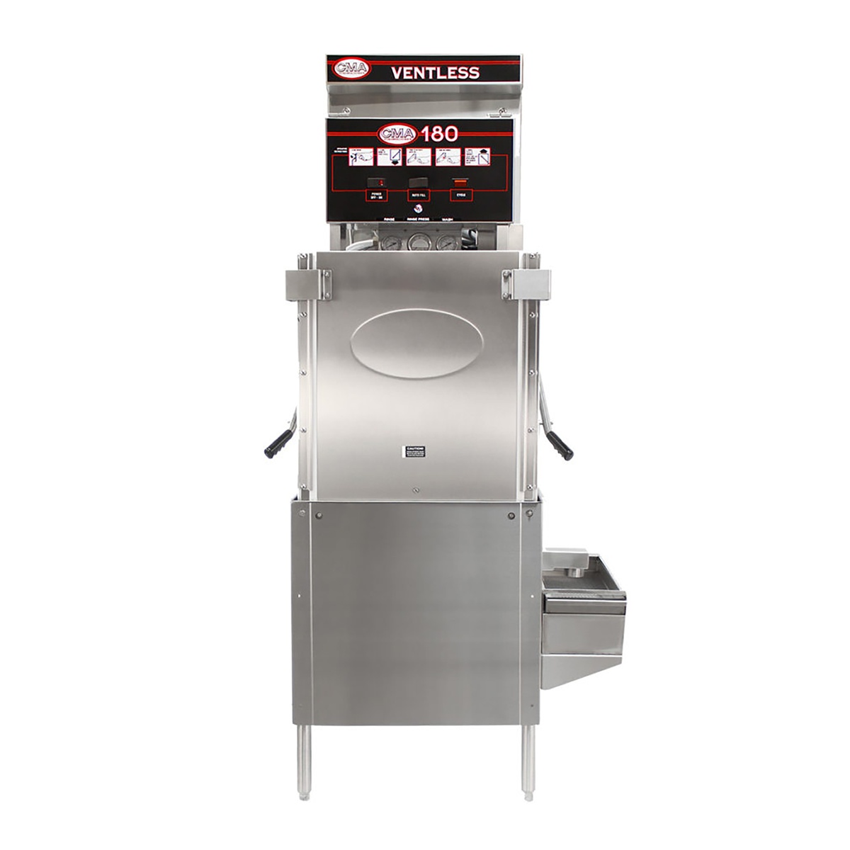 CMA Dishmachines 180-VL Tall ventless door-type dishwasher front view