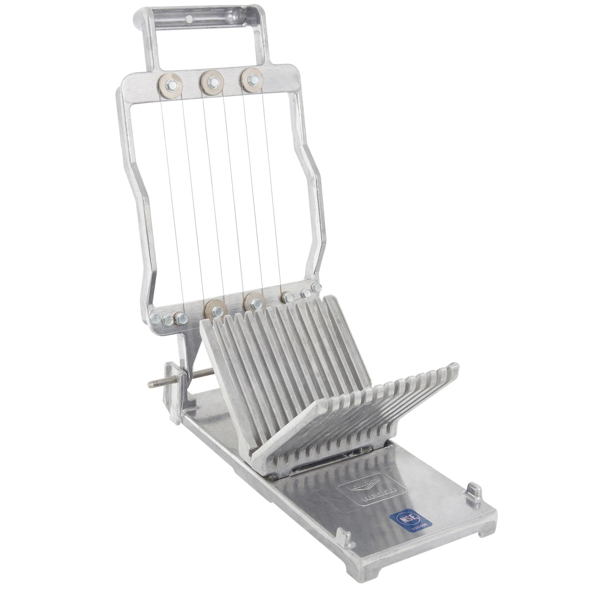 Vollrath CubeKing 1811 manual cheese cutter with wire cutting frame and base