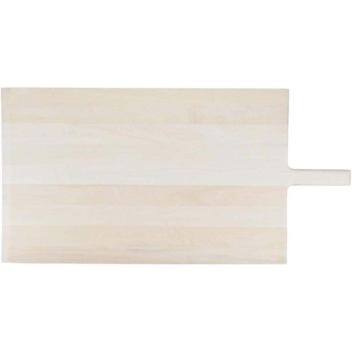 American Metalcraft 1836 wooden pizza peel with large rectangular blade and short contoured handle