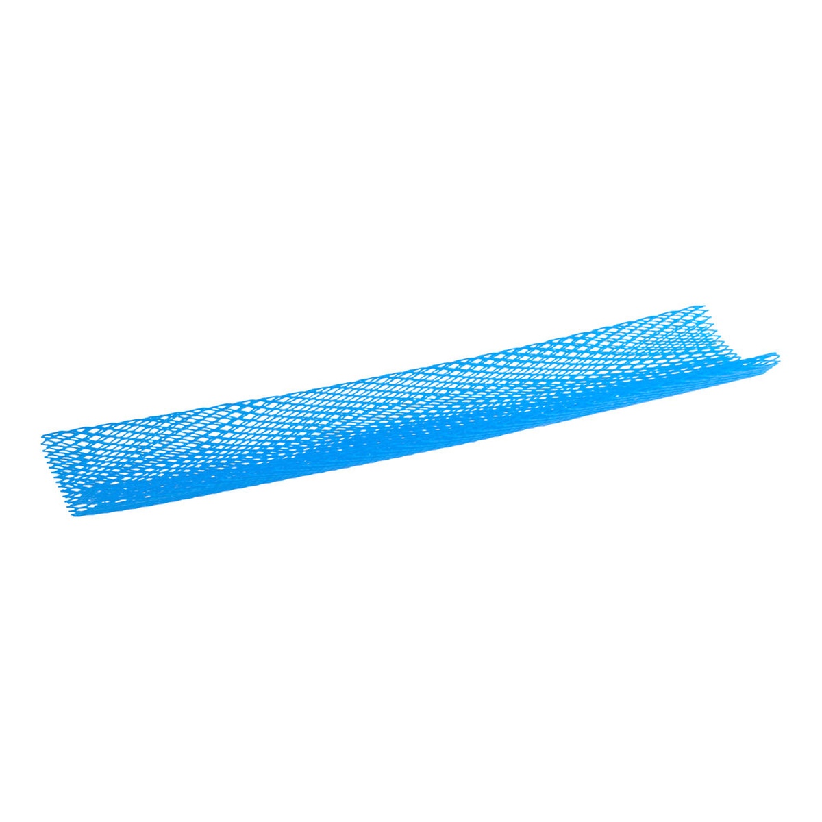 Ateco 18404 blue food-grade plastic diamond design rolling pin sleeve laid flat