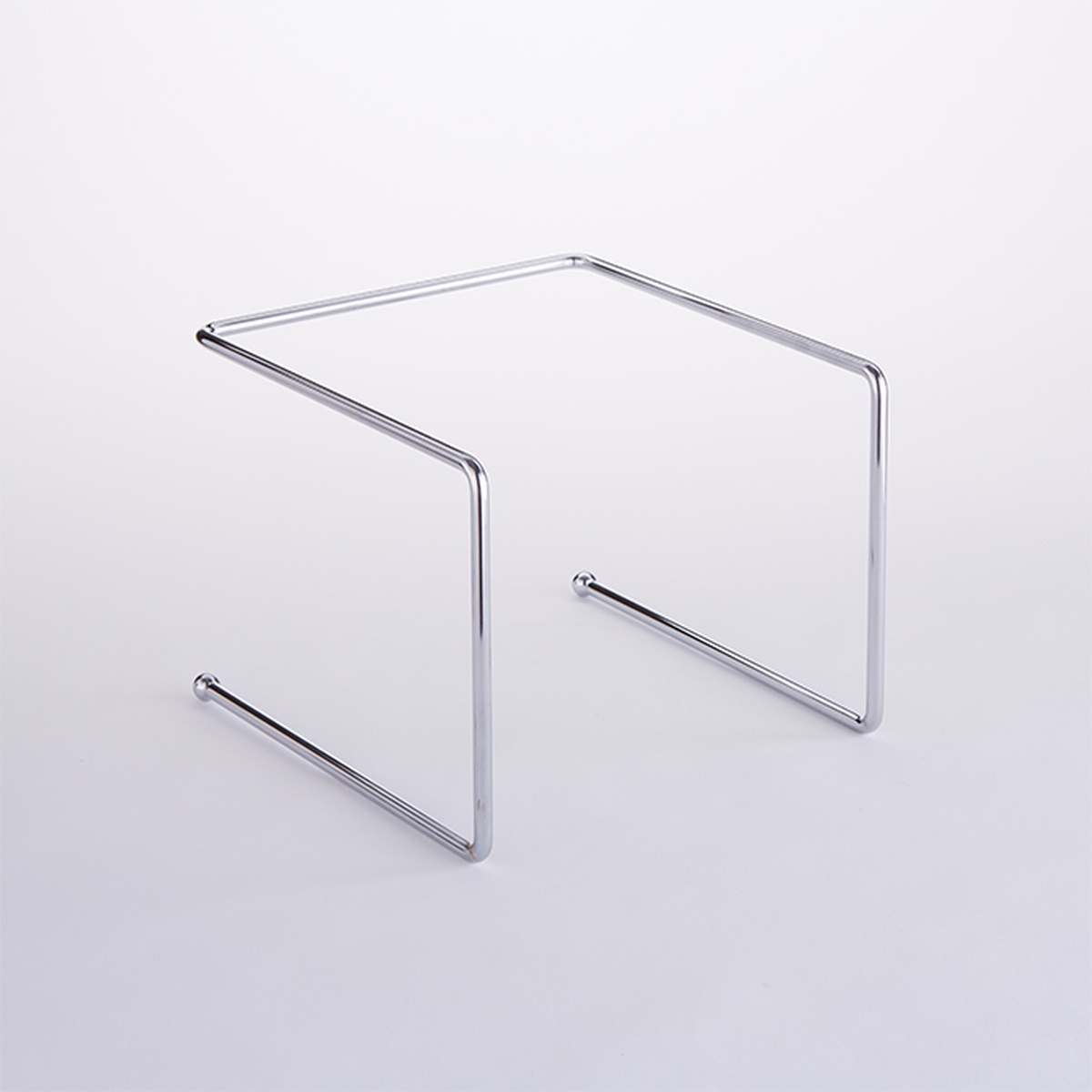American Metalcraft 190039 chrome-plated open-frame universal pizza stand, 9 x 8 x 7 inches