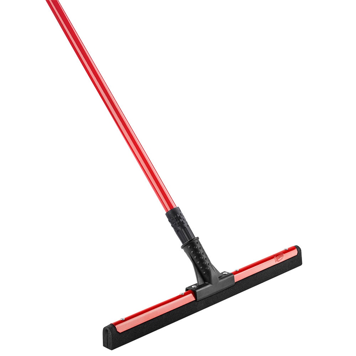 Libman 191 18-inch flex blade floor squeegee with red steel handle and black foam rubber blade