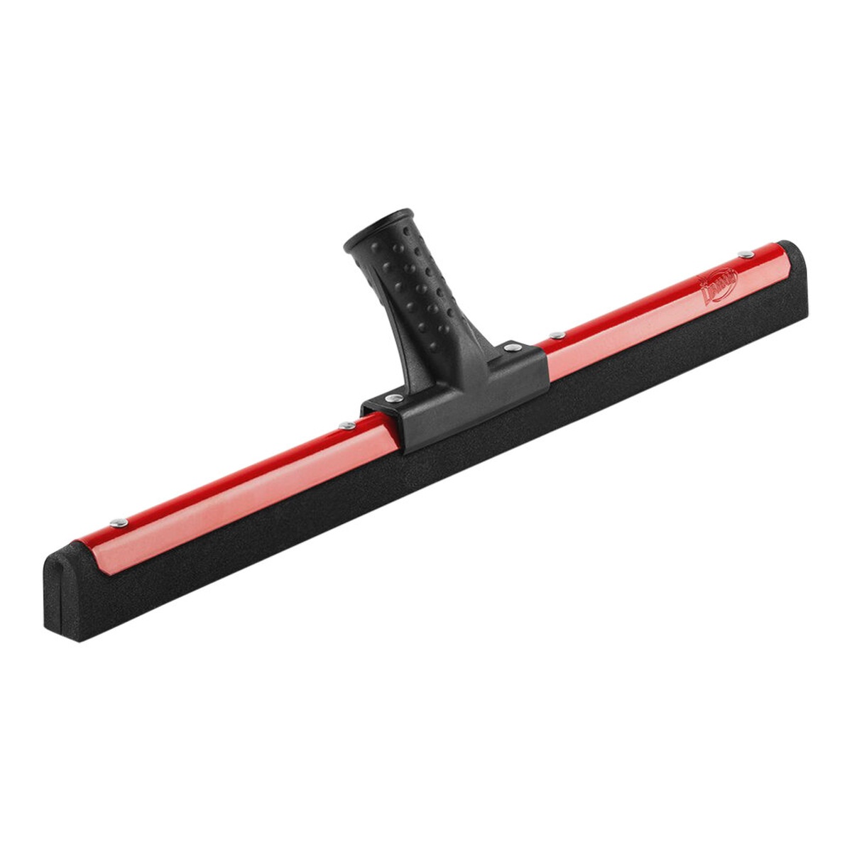 Libman Commercial 192 18-inch flex blade floor squeegee head with red steel frame and black closed-cell foam rubber blade