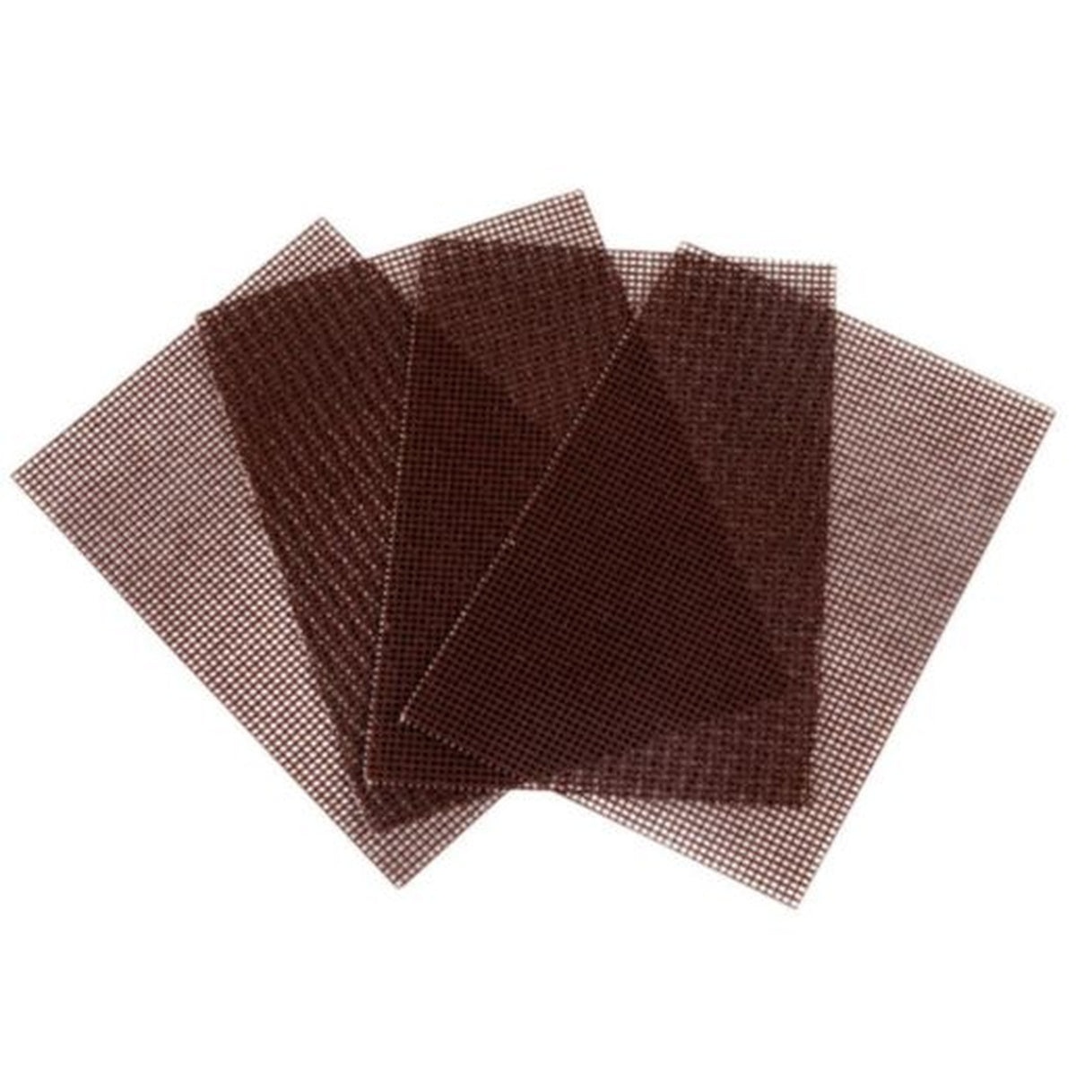ACS Industries 20-682TSH grill and griddle cleaning screens fanned out showing open mesh construction