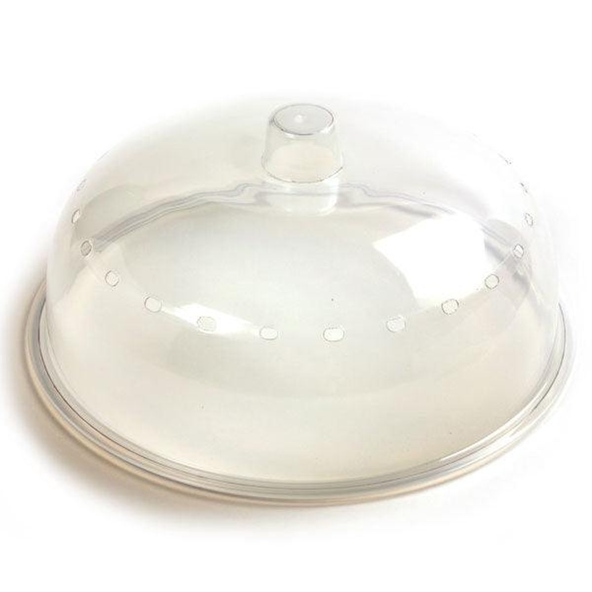 Clear Norpro microwave dome cover with ventilation holes