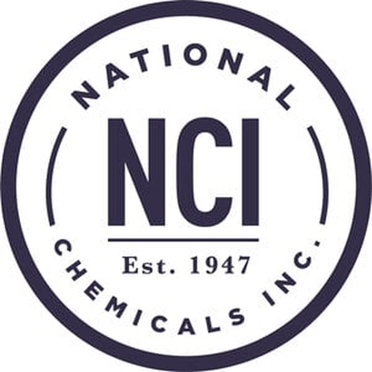 National Chemicals Inc. NCI established 1947 brand logo