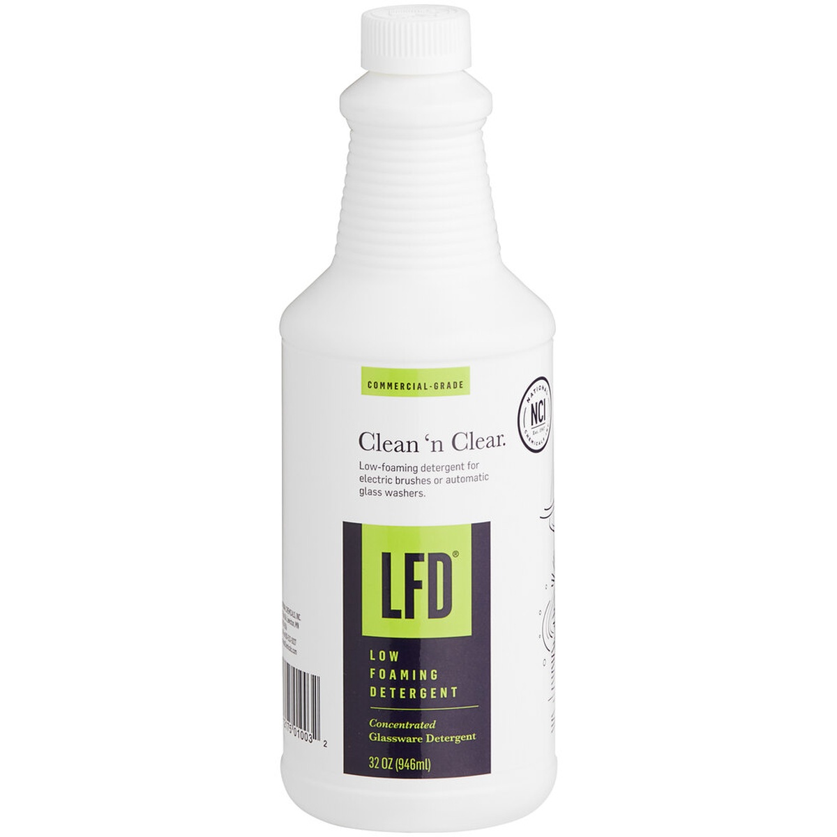 National Chemicals Inc. LFD 21012 Low Foaming Detergent 32 oz bottle