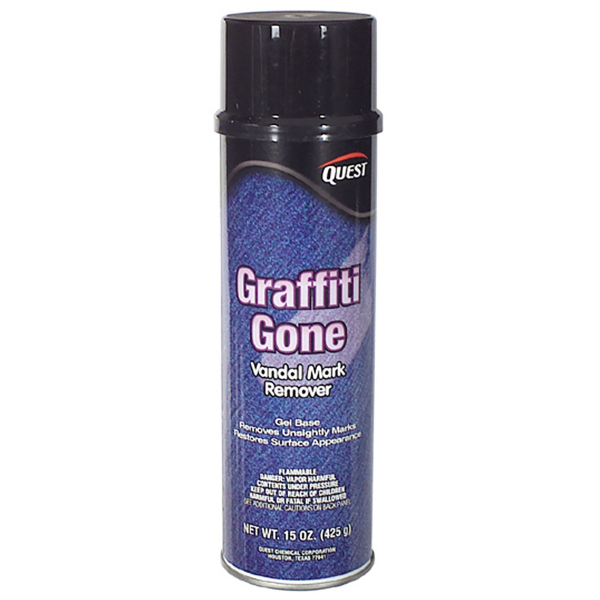 Quest Specialty 2210 Graffiti Gone Vandal Mark Remover 15 oz aerosol can with gel-base formula
