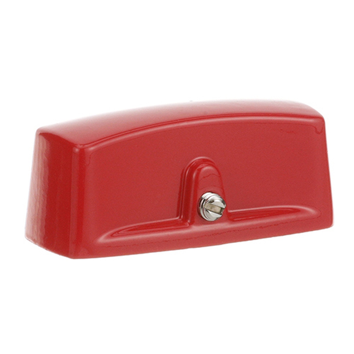 AllPoints 221432 red enamel metal gas valve handle knob with center screw, 2-1/8 inch diameter
