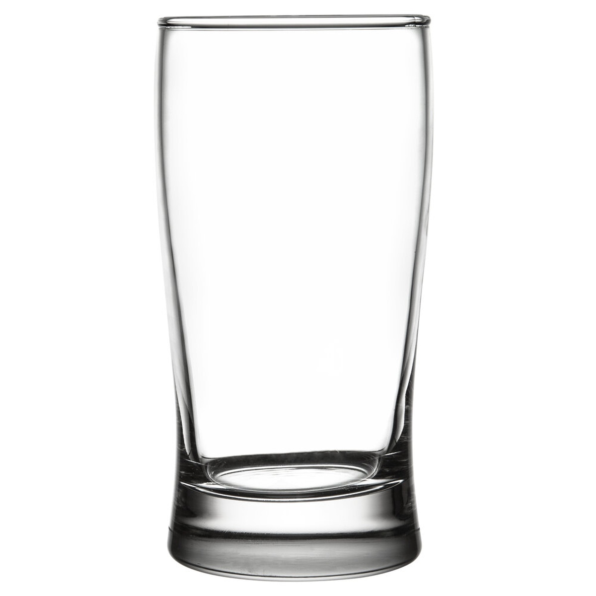 Libbey 225 Esquire 9.25 oz. clear highball glass with thick base and curved profile
