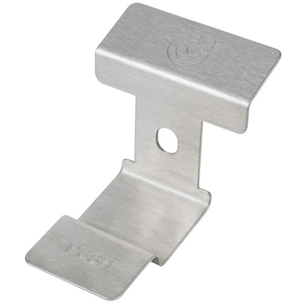 Grindmaster-Cecilware 2266 stainless steel dispense valve handle, angled view showing overall form