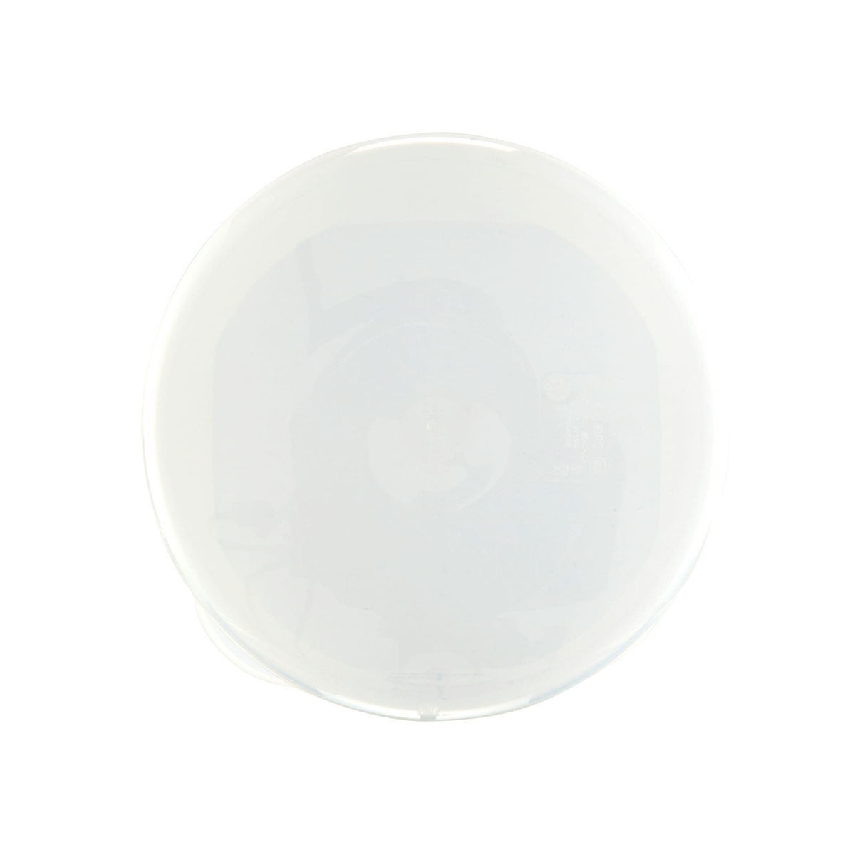 Top-down view of Cambro 22 qt CamRound FreshPro round container showing the circular opening